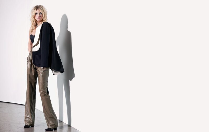 woman in stylish outfit