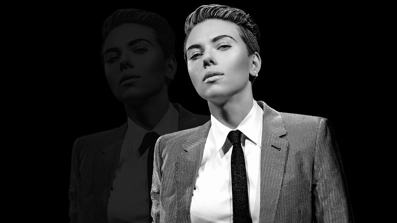 Woman in Suit — Black