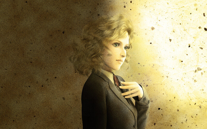 Woman in Suit — Brown