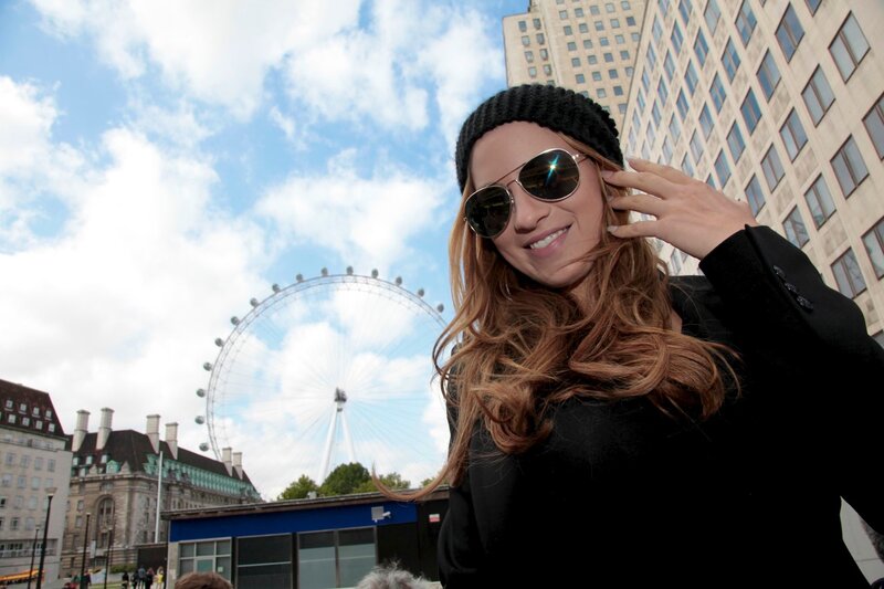 Woman in Sunglasses — Black, Outdoor, Afternoon