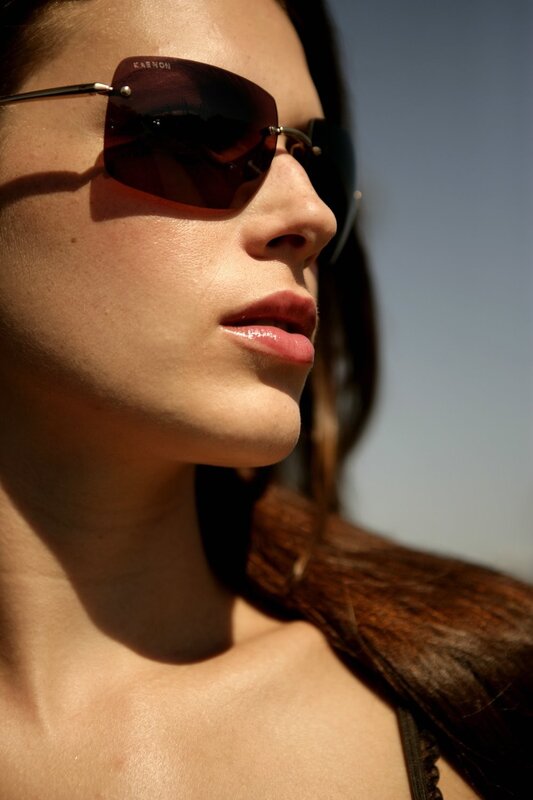 woman in sunglasses outdoors