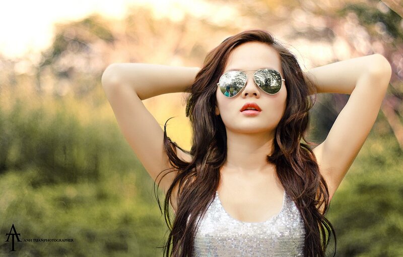 woman in sunglasses outdoors