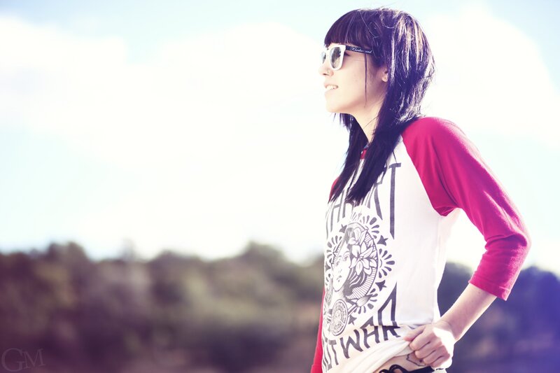 woman in sunglasses outdoors