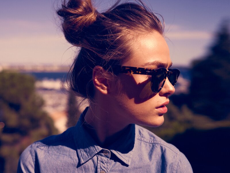 woman in sunglasses outdoors
