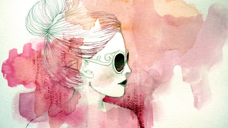 Woman in Sunglasses — Pink
