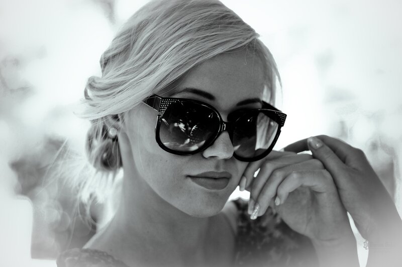 woman in sunglasses portrait