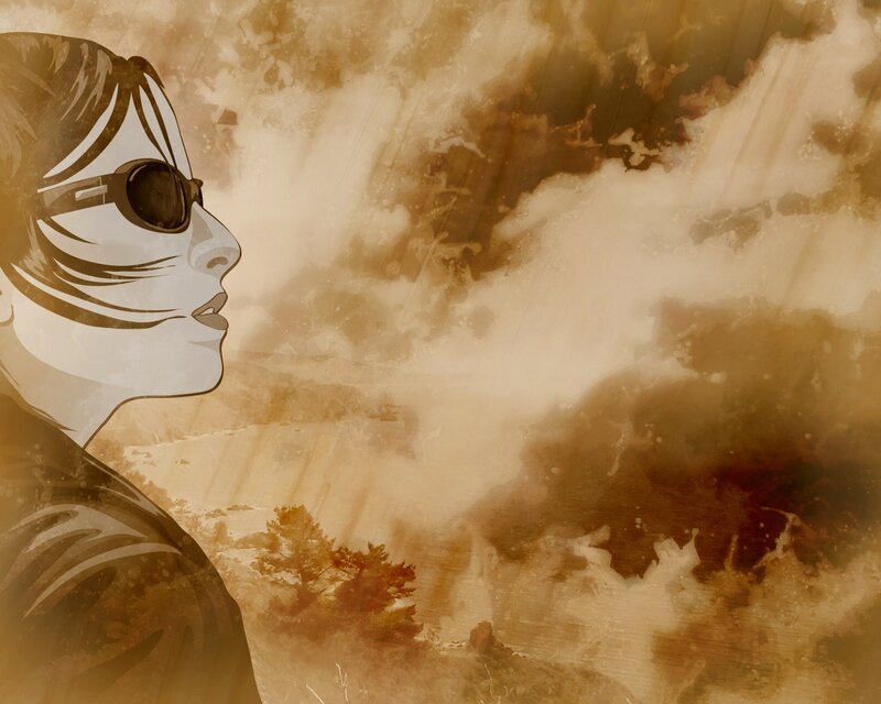 woman in sunglasses profile