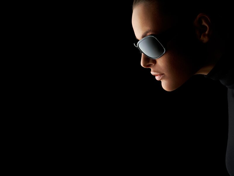 woman in sunglasses profile
