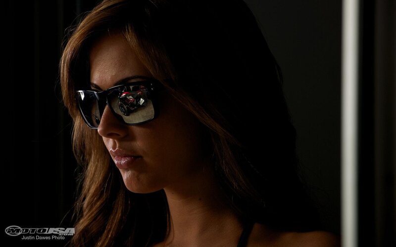 woman in sunglasses profile