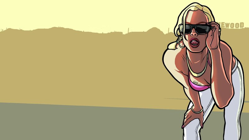 Woman in Sunglasses — Yellow, Dramatic