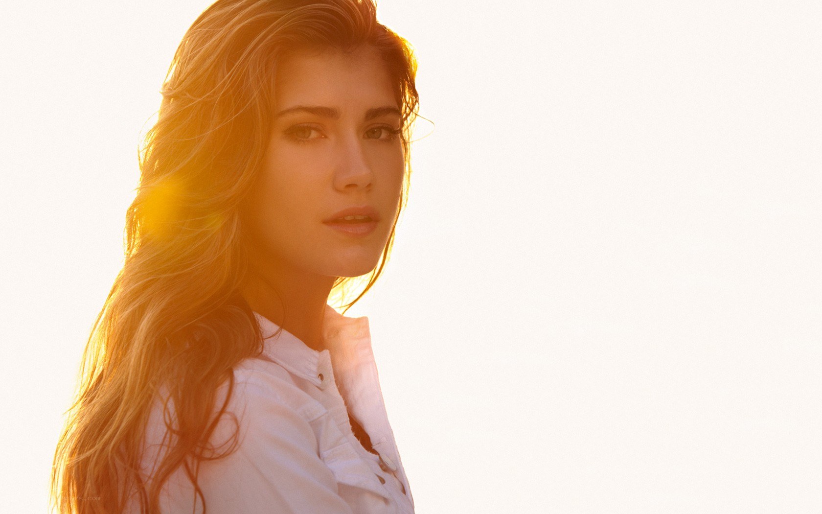 woman in sunlight