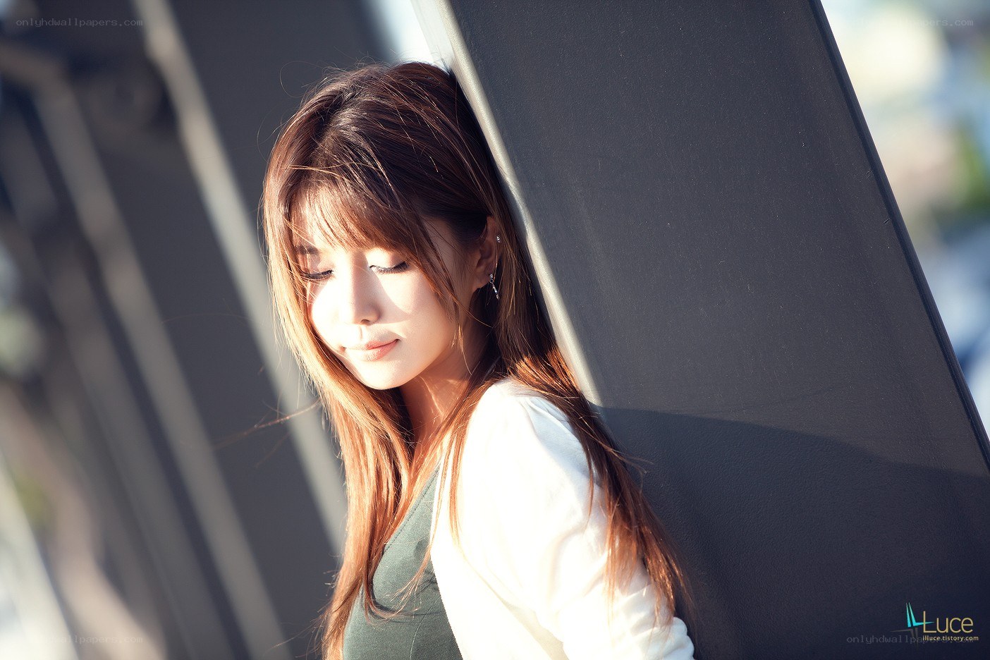 woman in sunlight