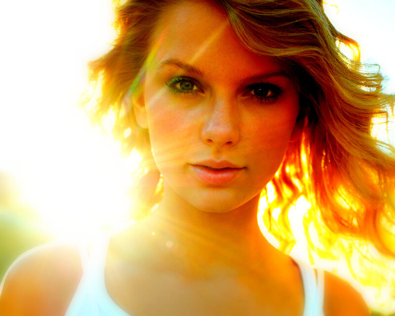 woman in sunlight