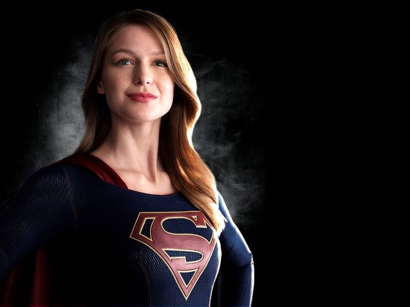 Woman in Superhero Costume — Blue, Dramatic, Photograph, Cape, Logo