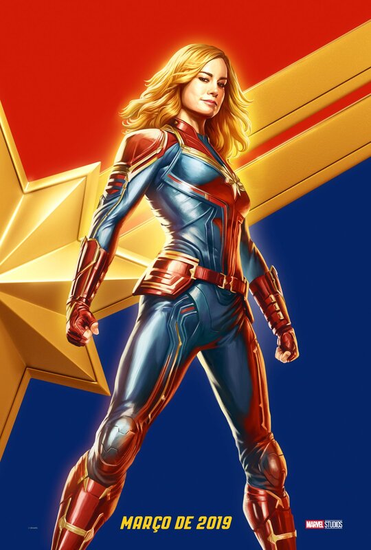 Woman in Superhero Suit — Red, Dramatic