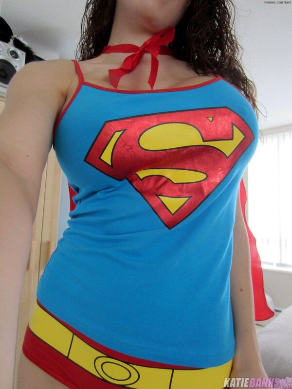 woman in superman costume