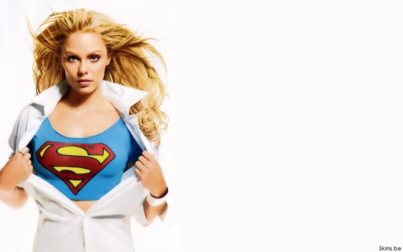woman in superman costume