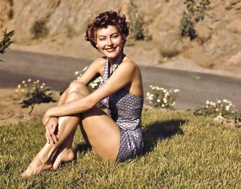 Woman in Swimsuit — Green, Relaxed, Afternoon