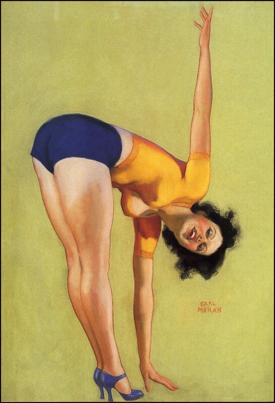 Woman in Swimsuit — Yellow, Playful, Illustration
