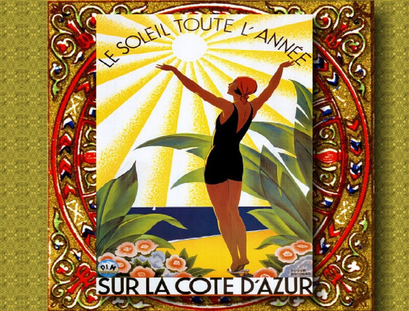 Woman in Swimsuit — Yellow, Vibrant