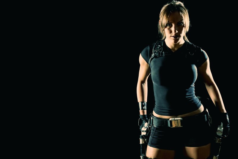 woman in tactical gear
