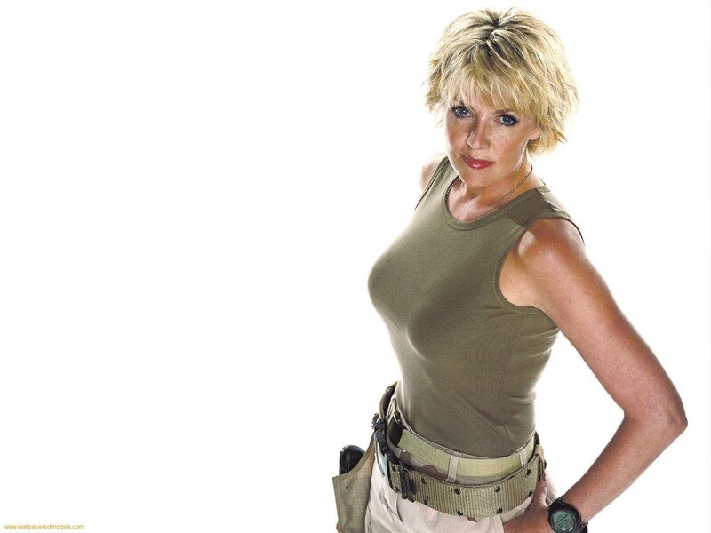 Woman in Tactical Gear — Green