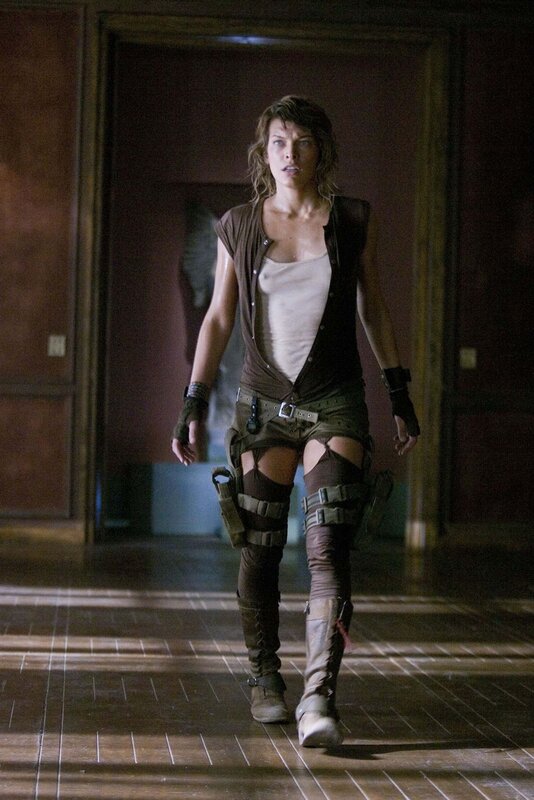 woman in tactical gear walking
