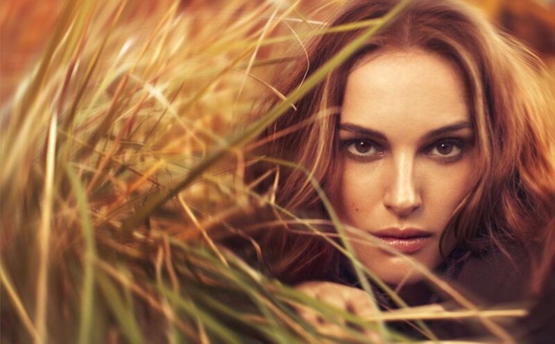 woman in tall grass