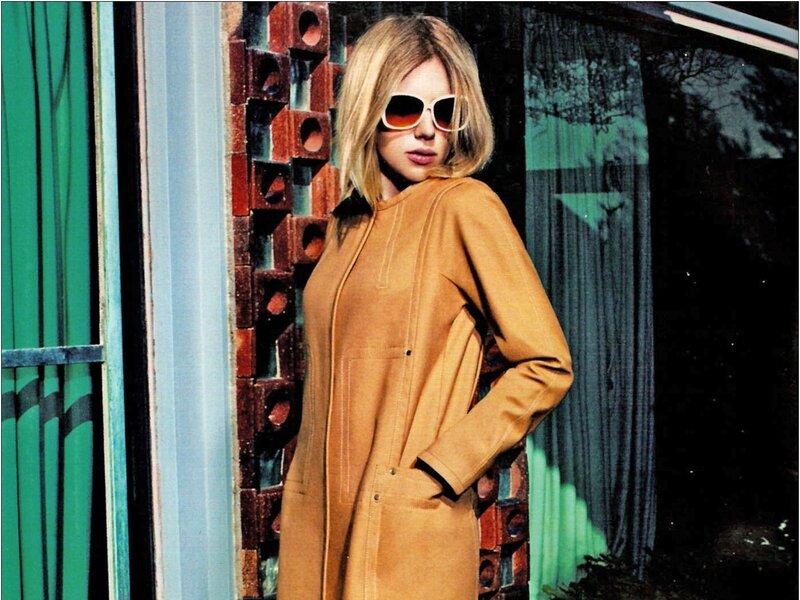 Woman in Tan Coat