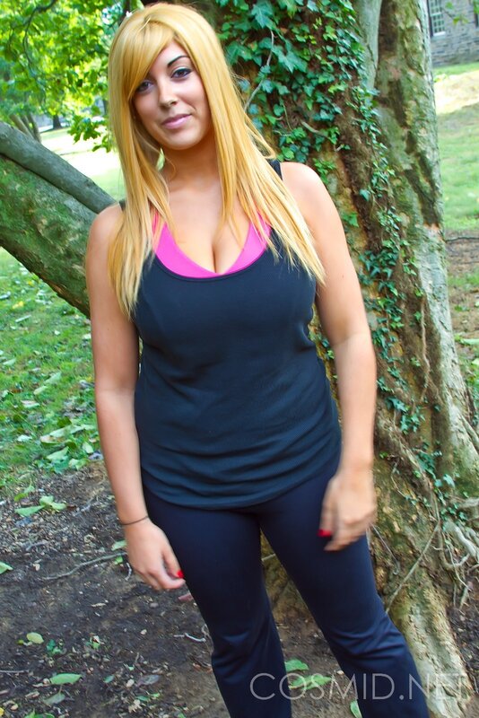 woman in tank top outdoors