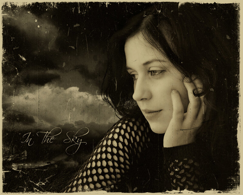 woman in the sky