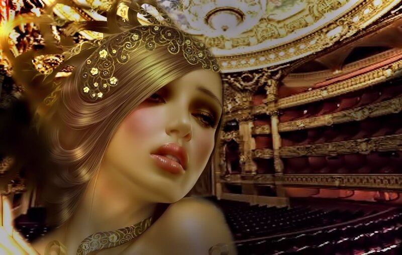 Woman in Theater