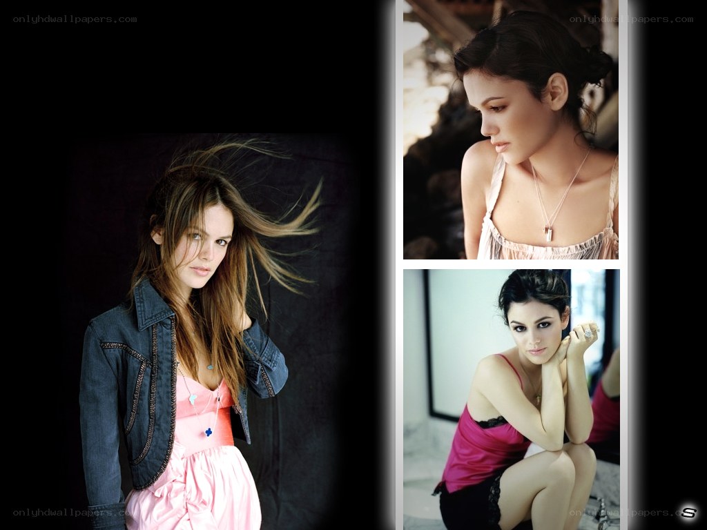 woman in three different poses