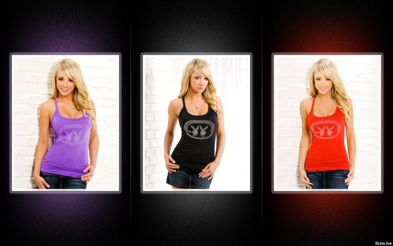 woman in three tank tops