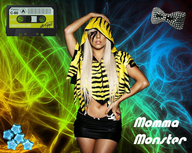 Woman in Tiger-print Outfit — Yellow, Energetic