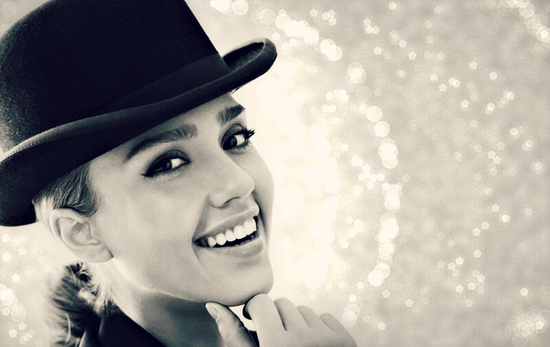 Woman in Top Hat — Black, Glamorous