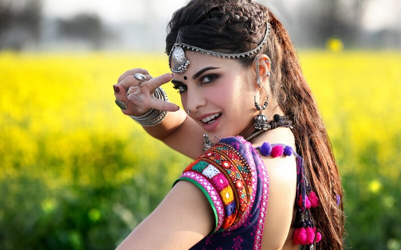woman in traditional attire