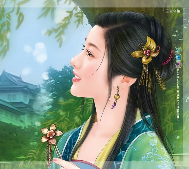 woman in traditional attire