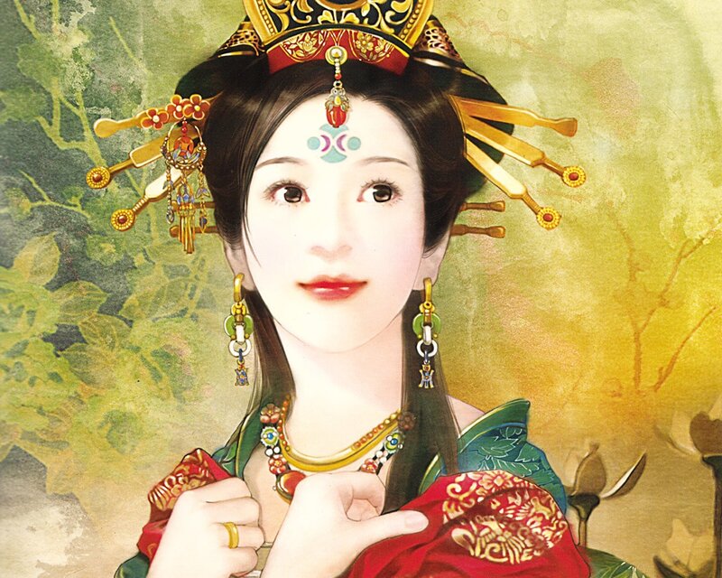 woman in traditional attire