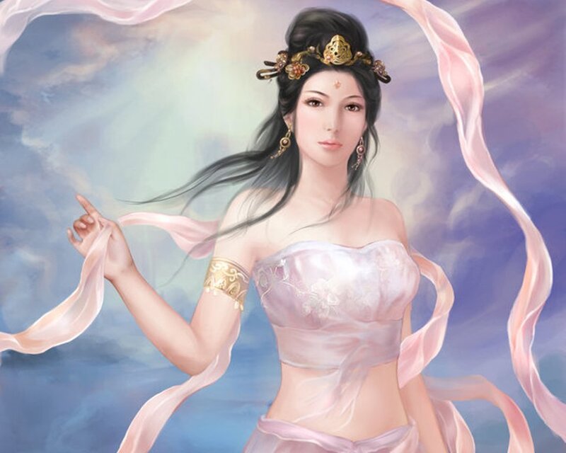 woman in traditional attire
