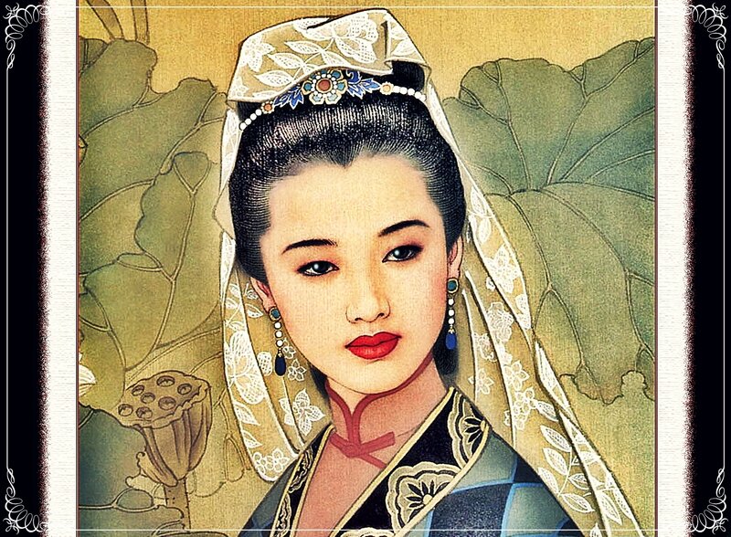 woman in traditional attire