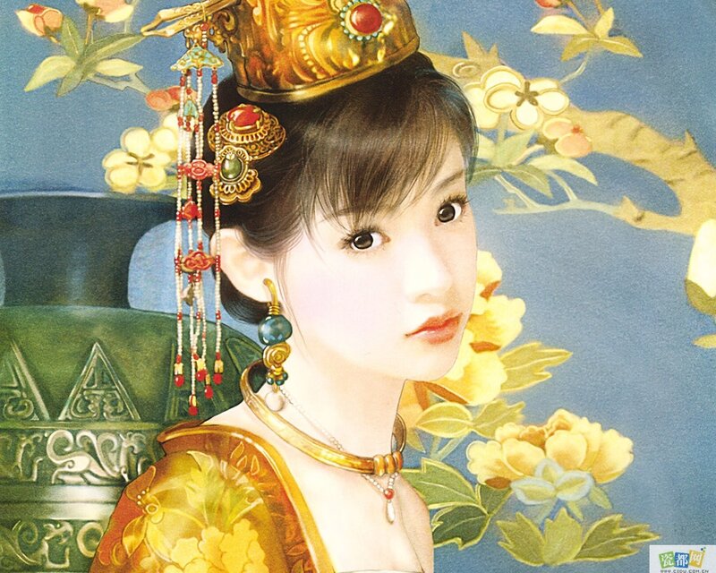 woman in traditional attire