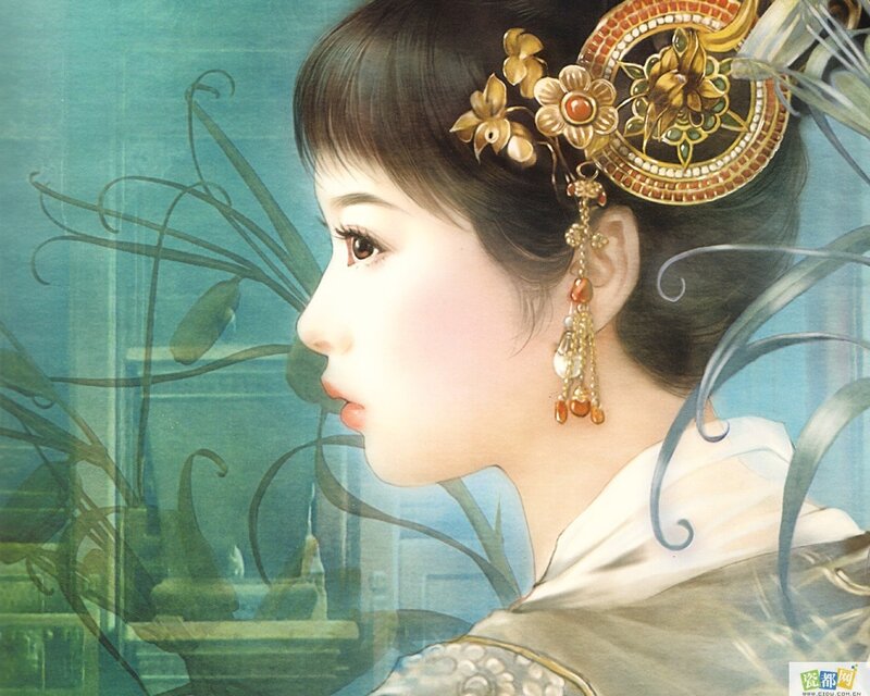 woman in traditional attire