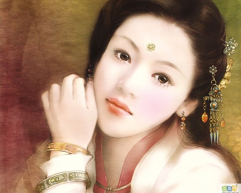 woman in traditional attire