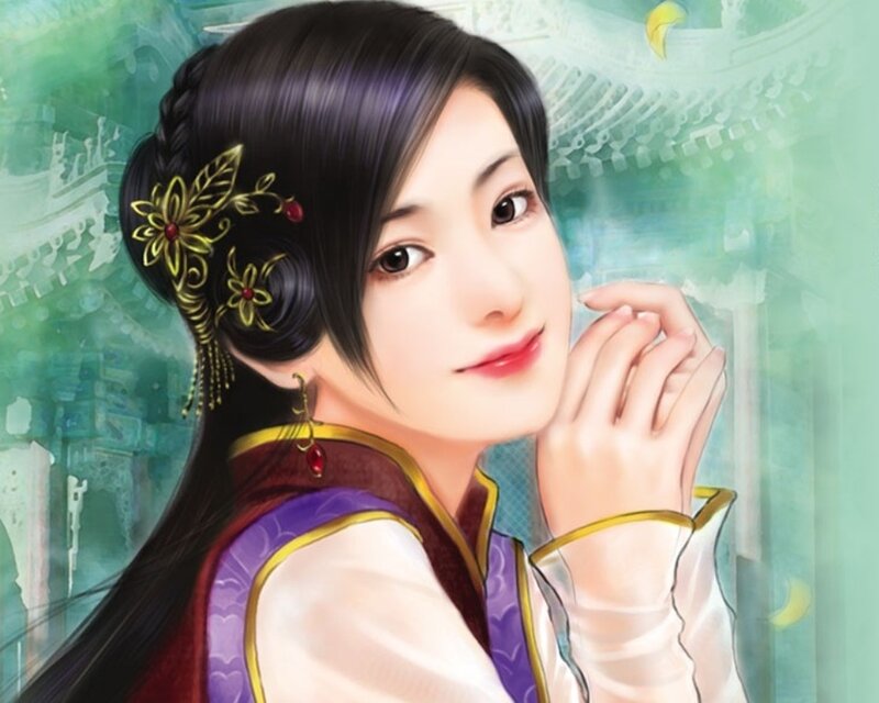 woman in traditional attire