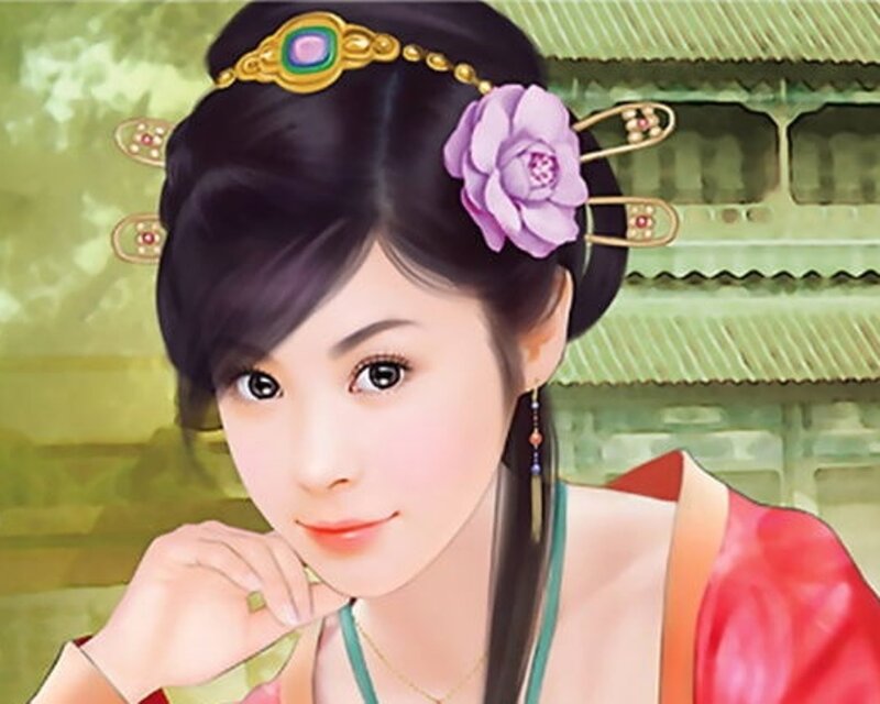 woman in traditional attire
