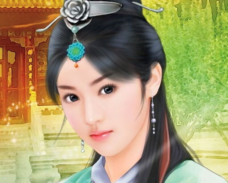 woman in traditional attire