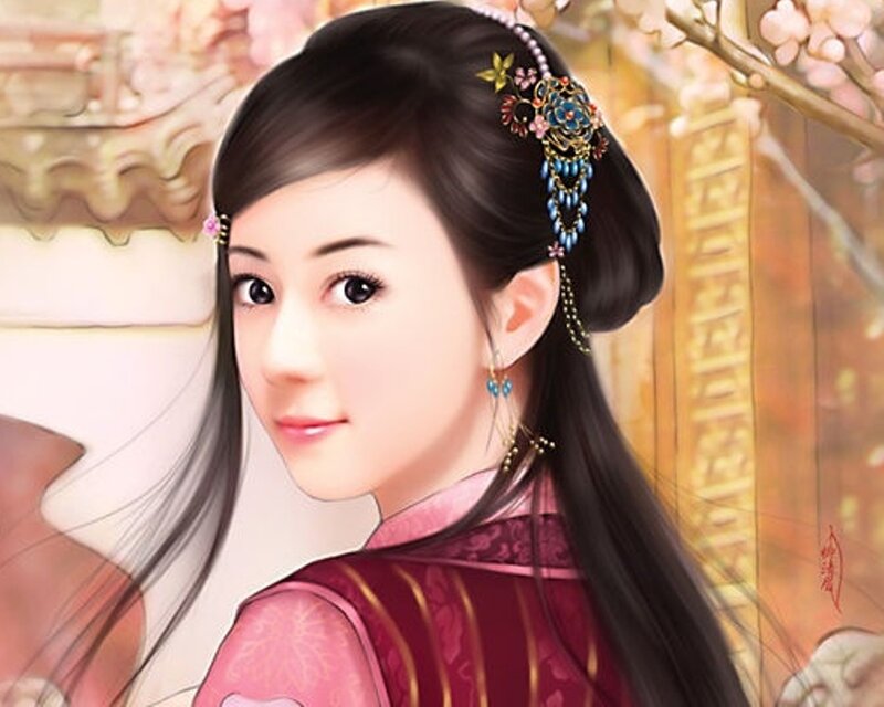 woman in traditional attire