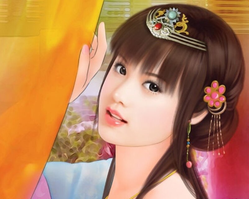 woman in traditional attire
