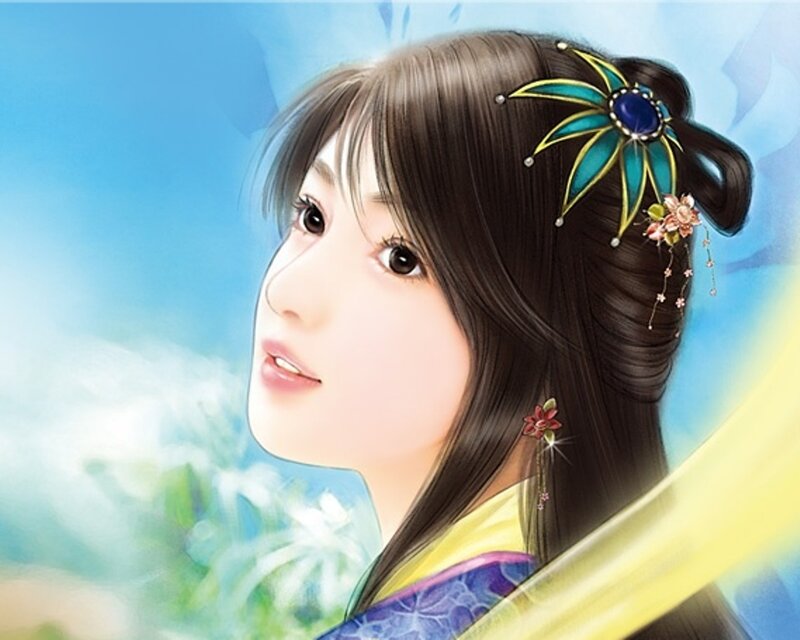 woman in traditional attire